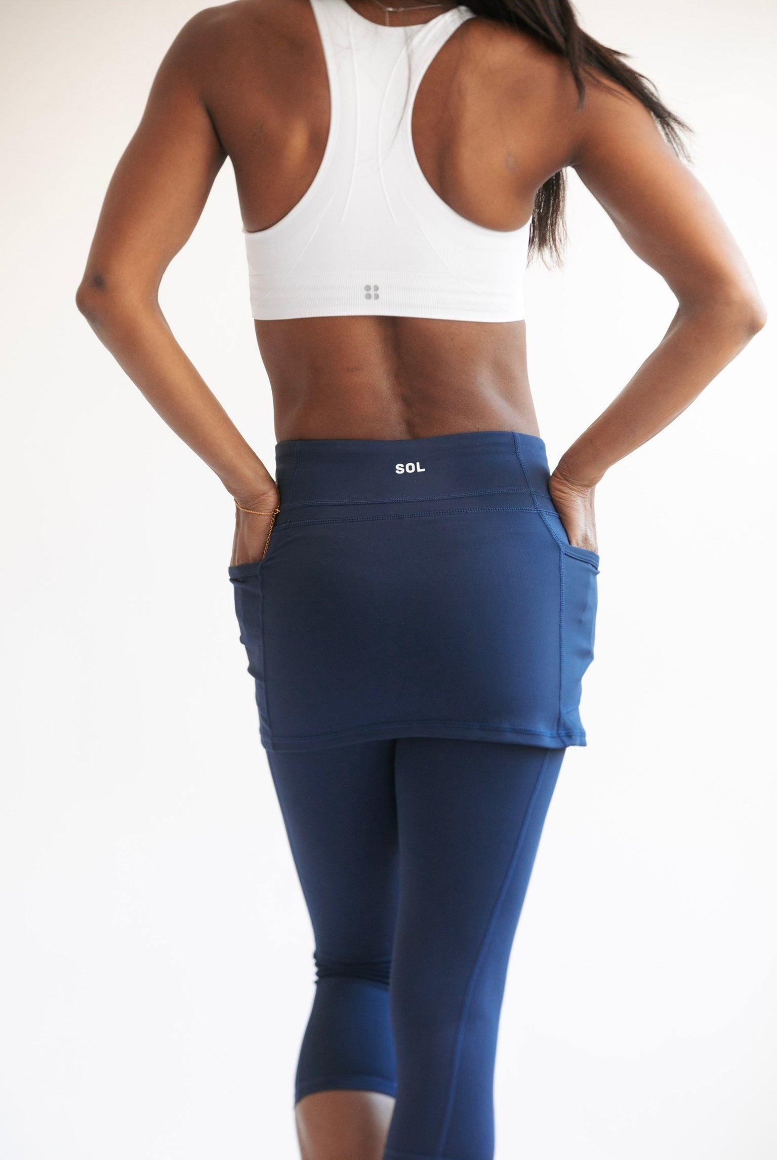 Skirted Leggings for Tennis with Ball Pockets