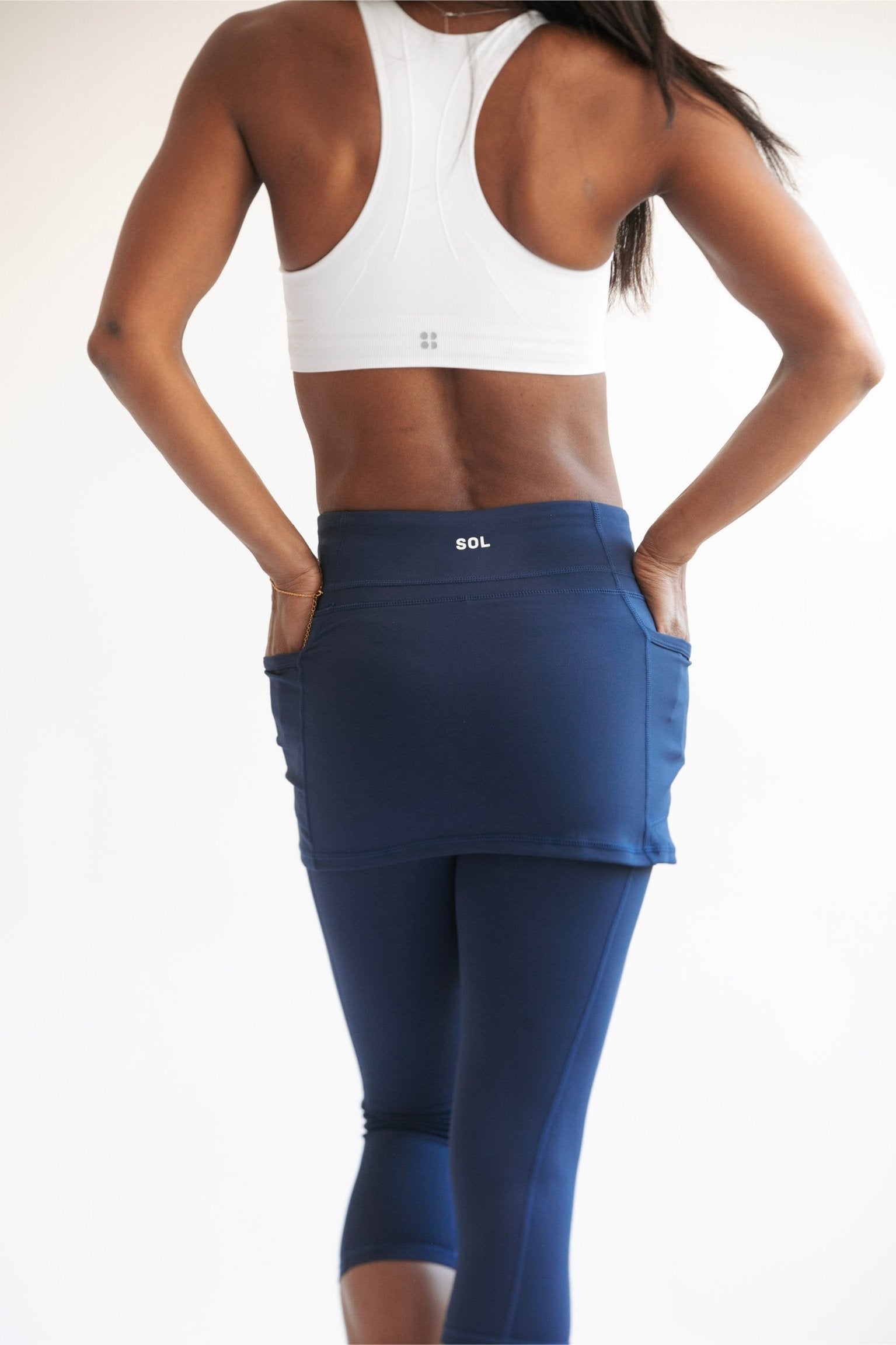 Skirted Leggings for Tennis with Ball Pockets