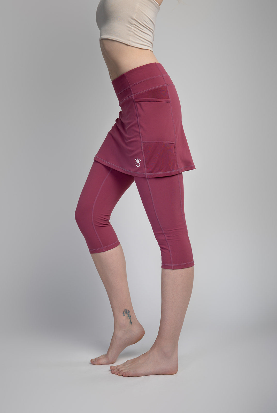 Skirted Leggings Comfortable Soft with Pockets