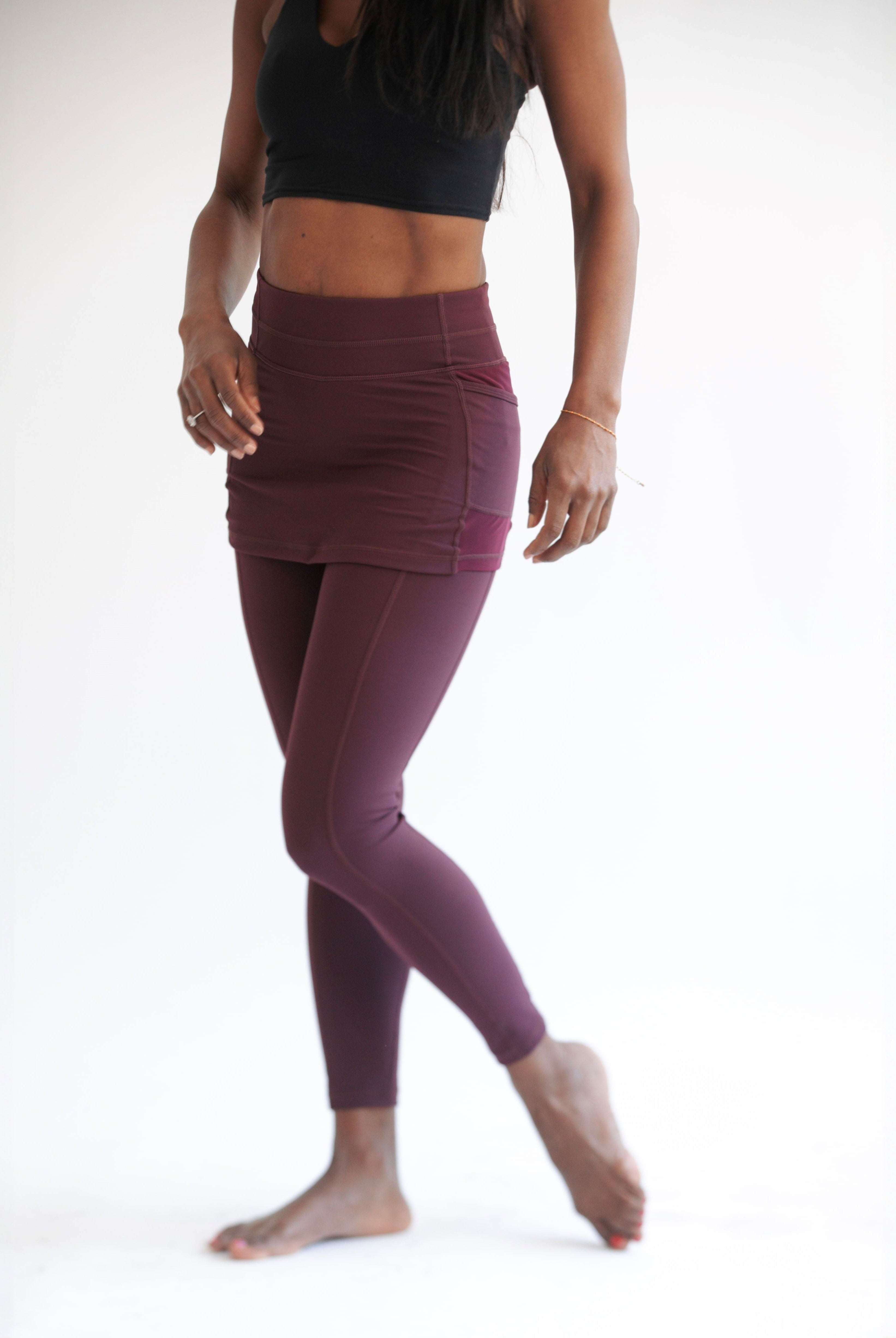 Skirted Leggings with Side Pockets