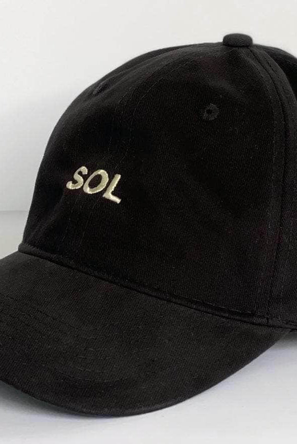 Black Sol Cap - Sol Sister Sport