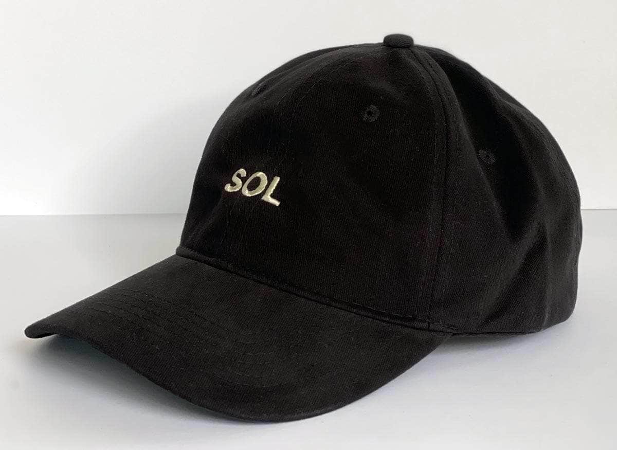 Black Sol Cap - Sol Sister Sport