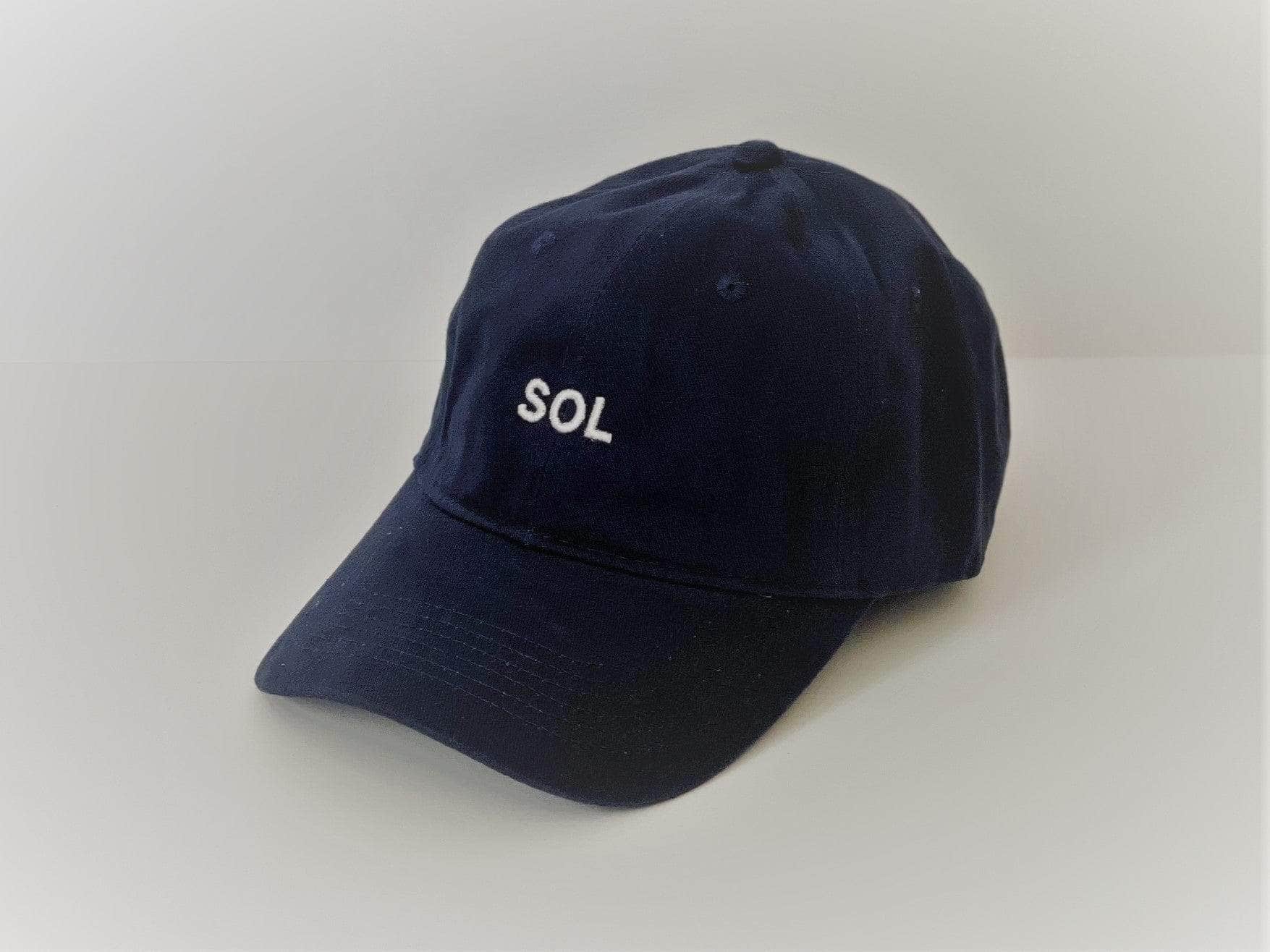 Studio shot of Navy Blue Cap - Sol Sister Sport