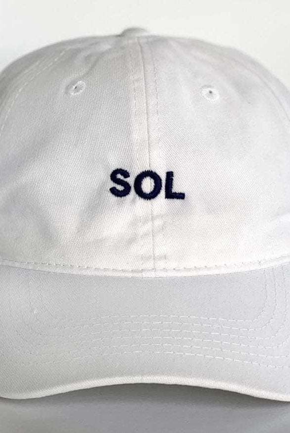 White Sol Cap - Sol Sister Sport