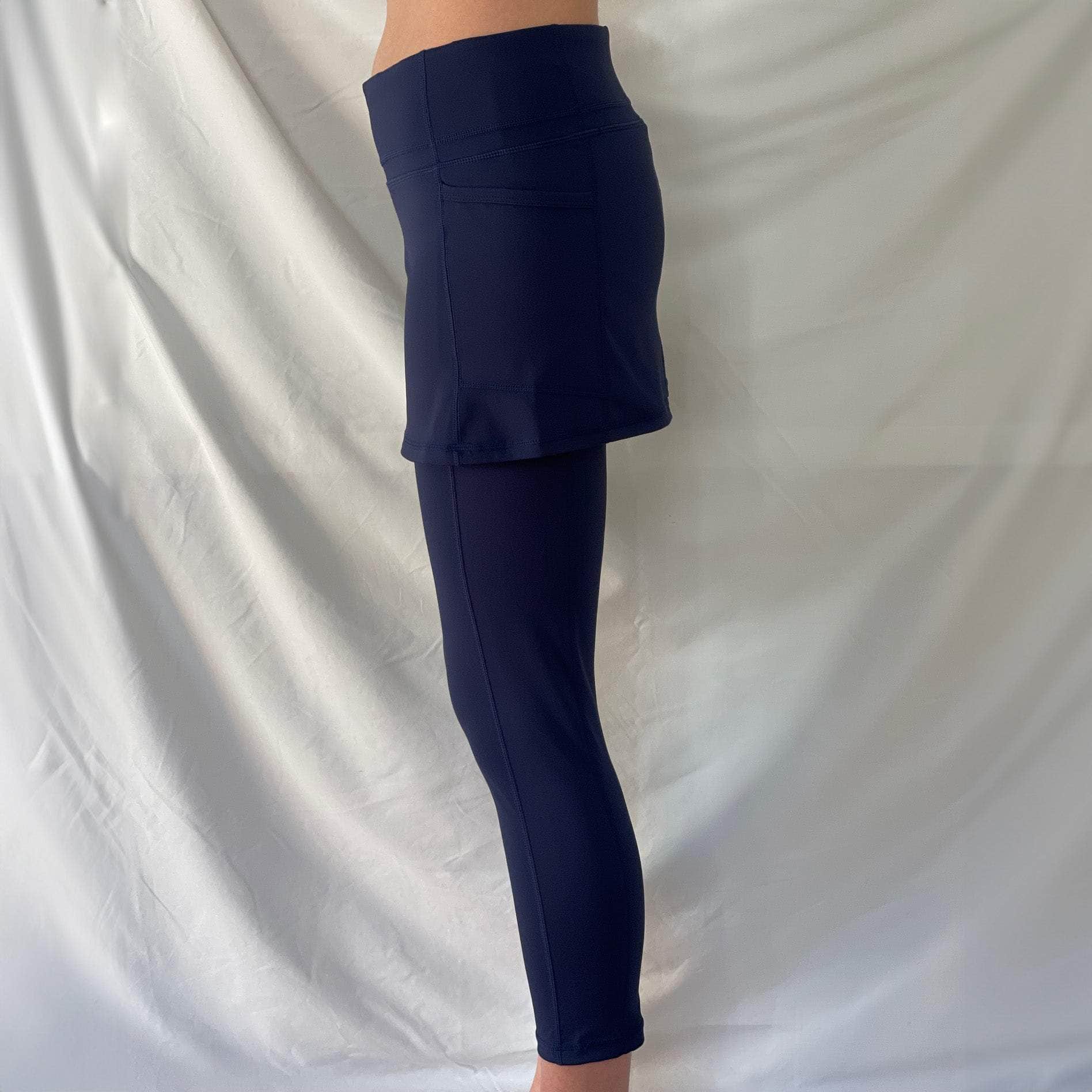 Classic Sol Skort - Black Skirt with Leggings – Sol Sister Sport