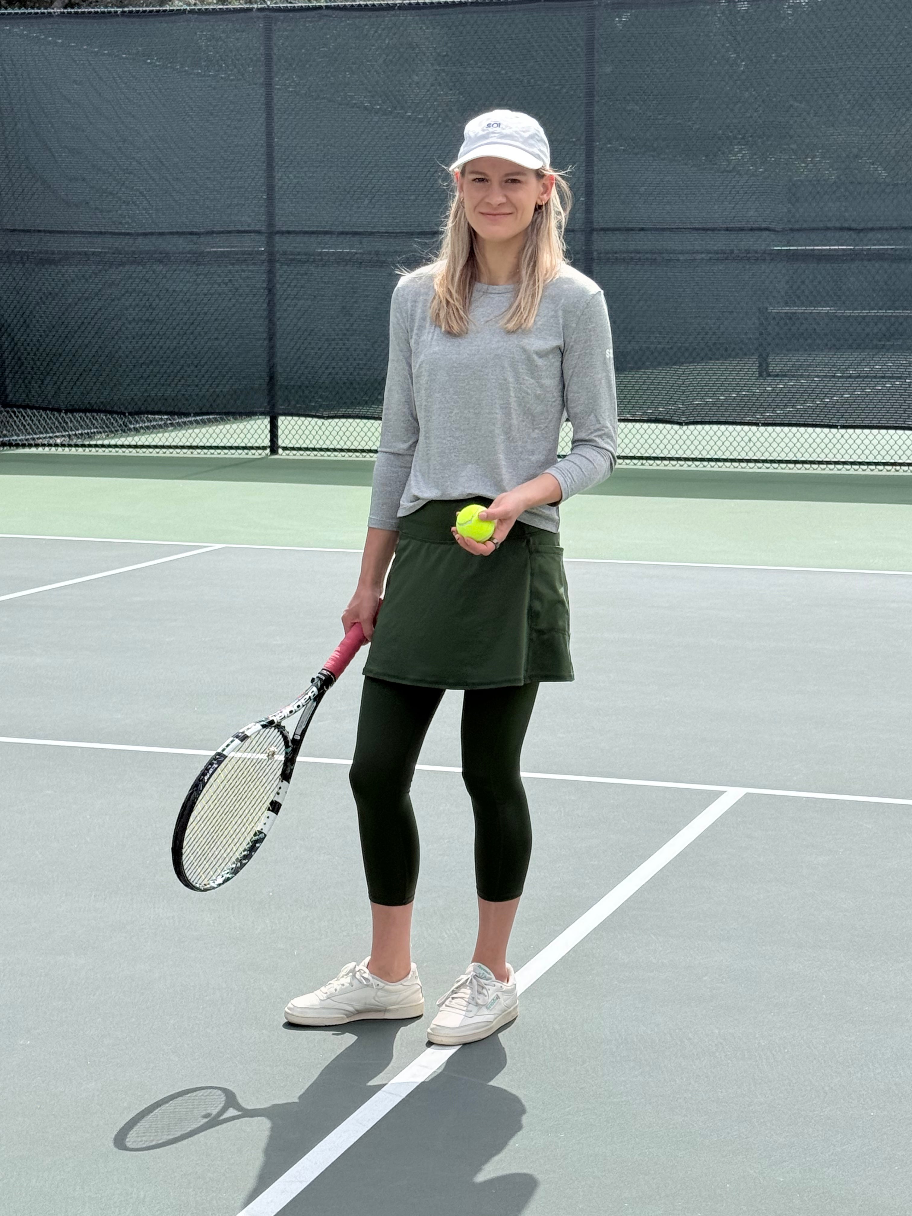The Harmony Skirted Legging – Marin Green