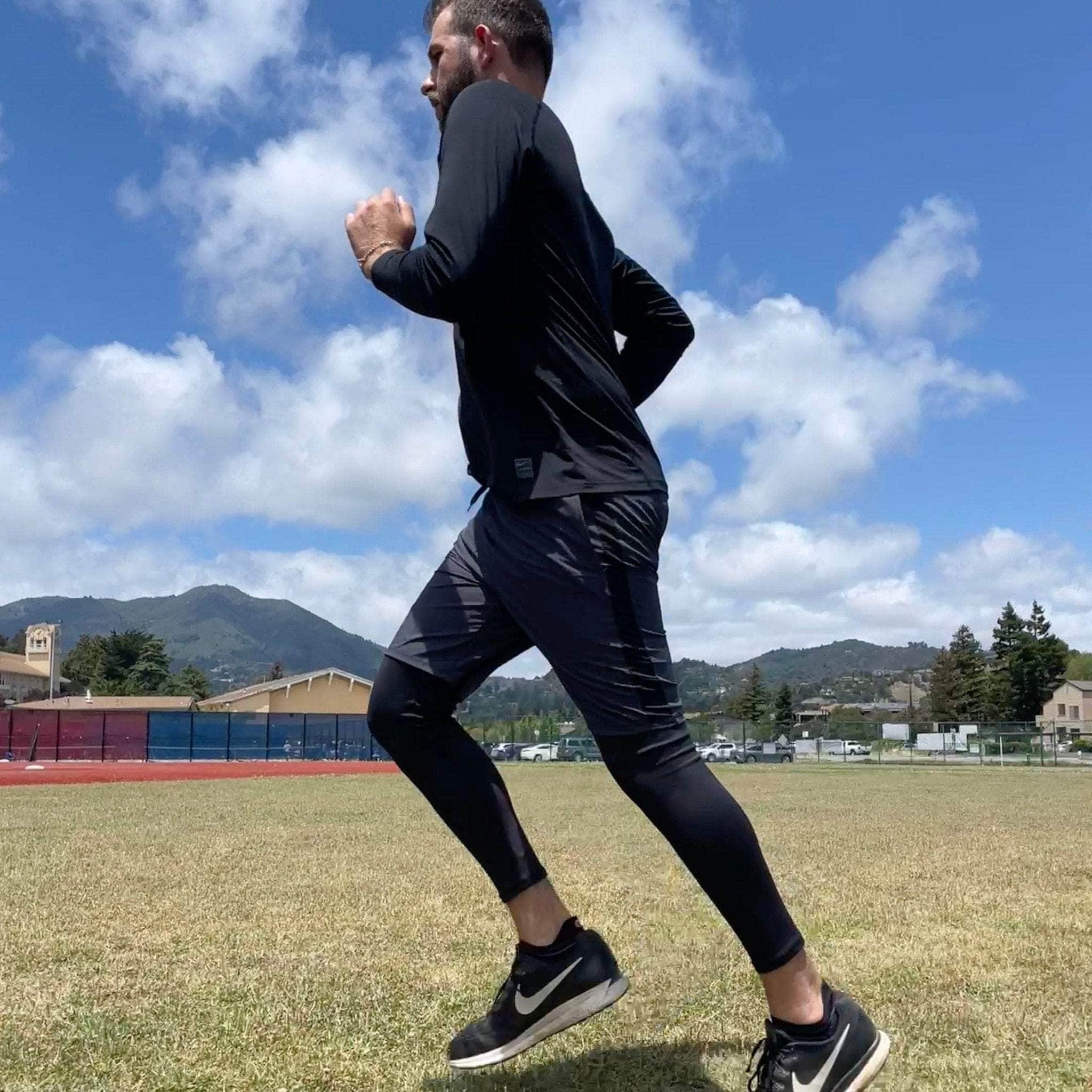 Dark Gray Men's Shorts with Black Leggings – Sol Sister Sport