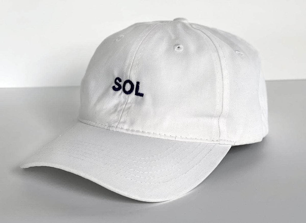 White Sol Cap - Sol Sister Sport